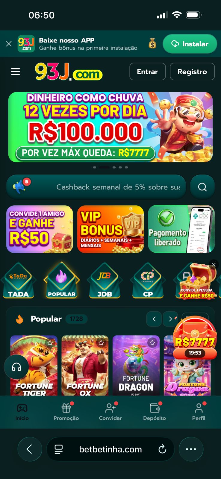 Preview do Layout Chinês V1